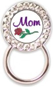 Rhinestone Eyeglass Holder: Mom