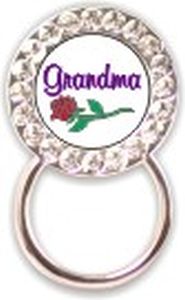 Rhinestone Eyeglass Holder: Grandma