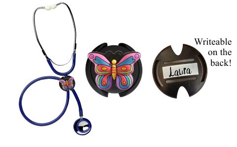 Stethoscope ID Tags - Butterfly